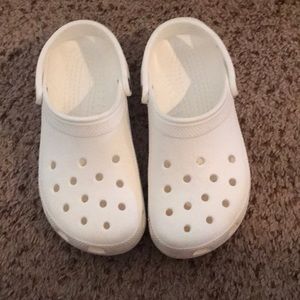 Women’s White Crocs